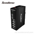 L2 administrado 2* 2.5g Link ascendente SFP 8 Gigabit RJ45 Puerto Interruptores al aire libre administrados